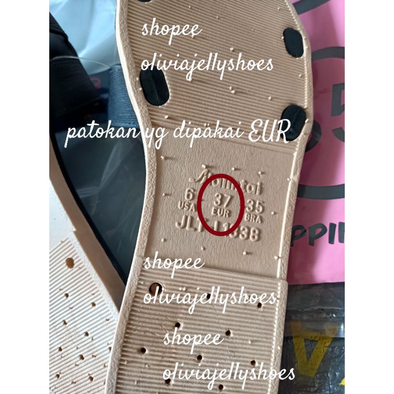 Sandal Jelly selop wanita GLANZTON L1838 Flat-4