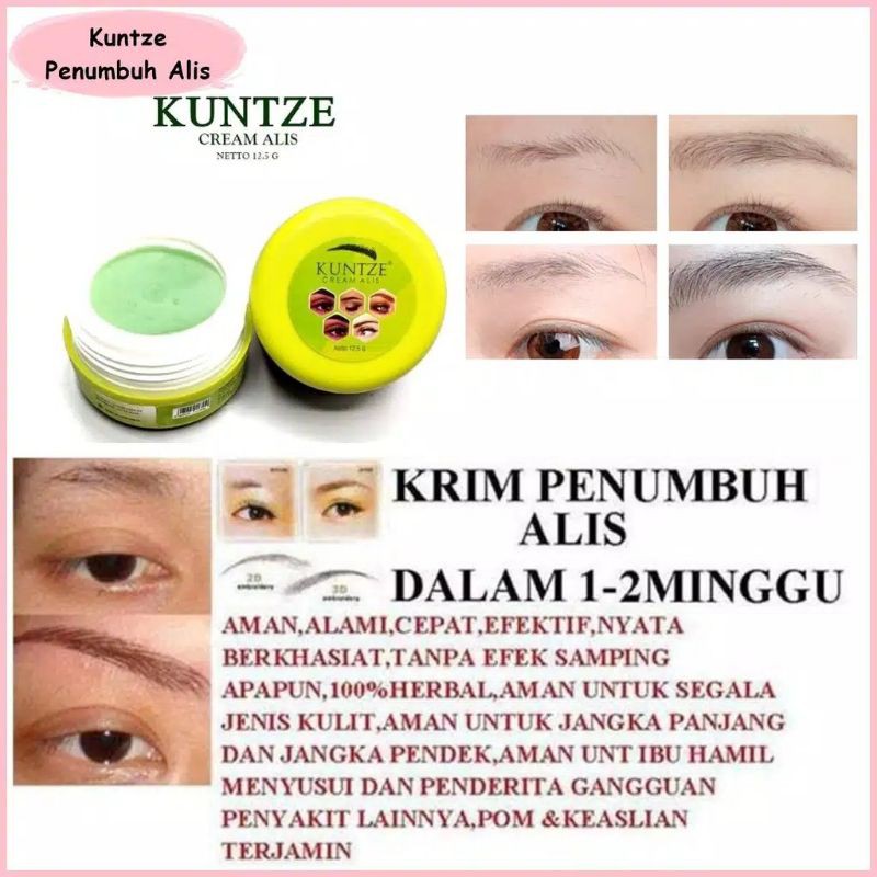 PENUMBUH ALIS KUNTZE CREAM ALIS BPOM - CREAM ALIS KUNTZE ORIGINAL BPOM