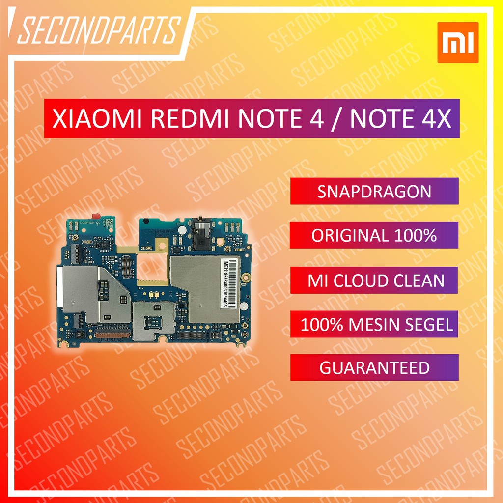 MESIN NORMAL XIAOMI REDMI NOTE 4 / NOTE 4X SNAPDRAGON SEGEL ORIGINAL