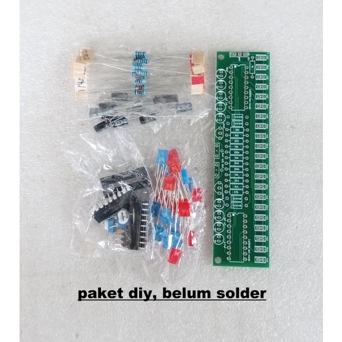 DIY Mono VU Meter LM3915 Dot & Bar Audio Analizer