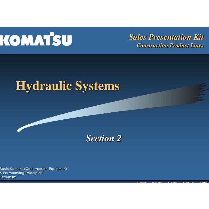 

shop manual komatsu hydraulic system