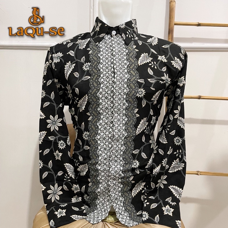 Kemeja Batik Pria Lengan Panjang Kemeja Pesta Pria Batik Kondangan Pria By Laquse Kebayaa