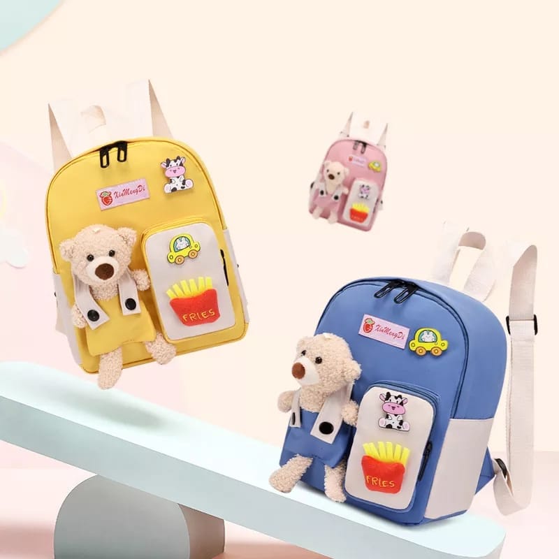 TAS RANSEL SEKOLAH ANAK  - Tas Bahu Anak-anak Lucu Kartun - Ransel Mini Anak-anak Kasual tas Tangan Tas Sekolah anak prempuan Tk paud