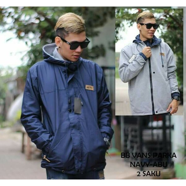 JAKET PARASUT PRIA/JAKET BOLAK BALIK