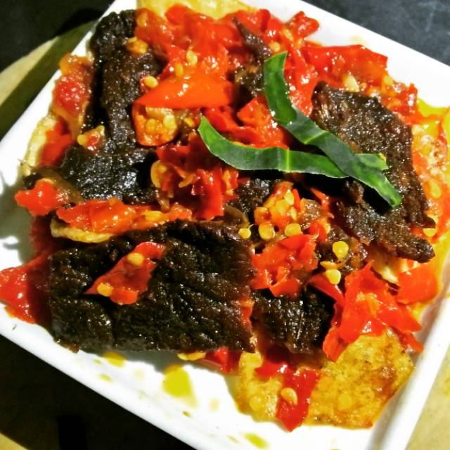 

Dendeng balado basah