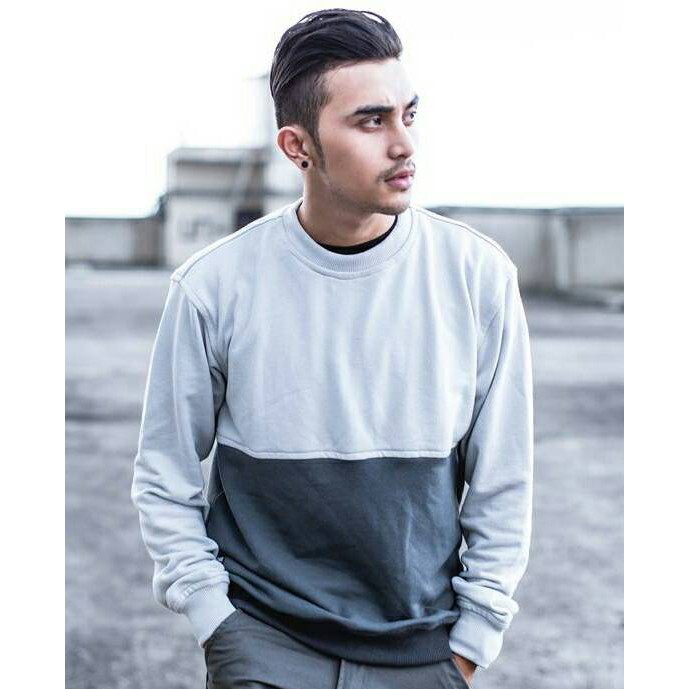 Sweater Pascal Basic Fleece 2 tone