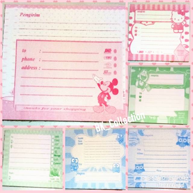 

LABEL PENGIRIMAN OLSHOP 11 X 11 (isi 50 lbr)