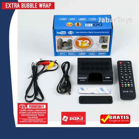 Set Top Box Tv Digital STB DVB T2 Taffware Tuner - HD-99T2