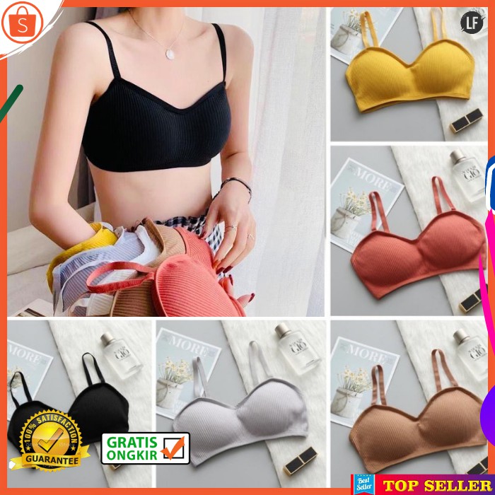 BRA WANITA KOREA DEWASA BH SPORT CEWEK KEKINIAN PAKAIAN DALAM WANITA TANPA KAWAT IMPORT A22