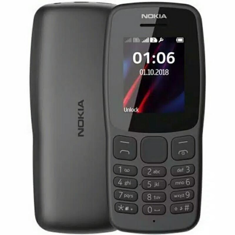 COD Handphone Nokia 106 Hp Jadul Nokia 106 NEW HP MURAH  BAHASA INDONESIA