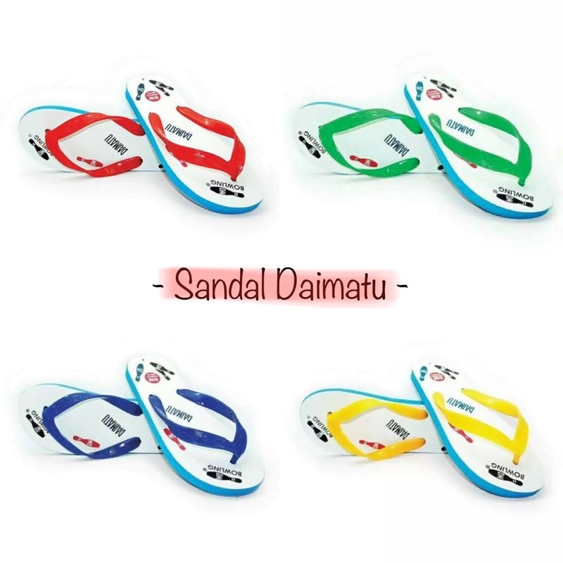 SANDAL DAIMATU / SANDAL BOWLING / SANDAL JADUL