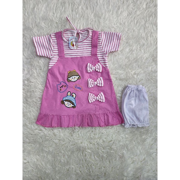 baju bayi perempuan dress baby girl hsv9