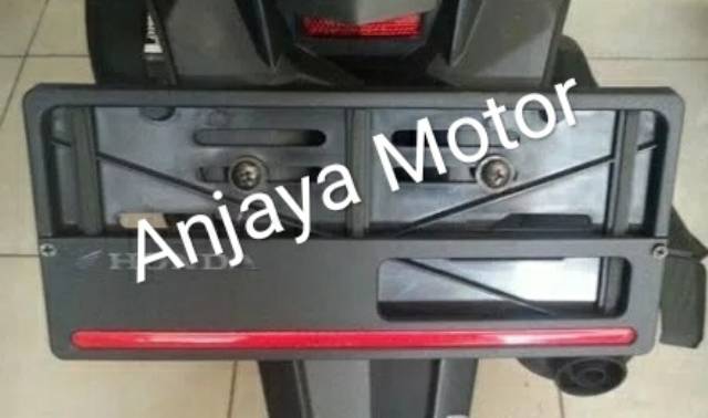 cover plat nomor motor asli HONDA, universal untuk semua motor