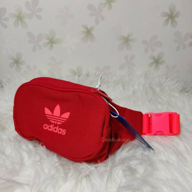 ORIGINAL Tas Pinggang Adidas Waistbag Waist Bag Red