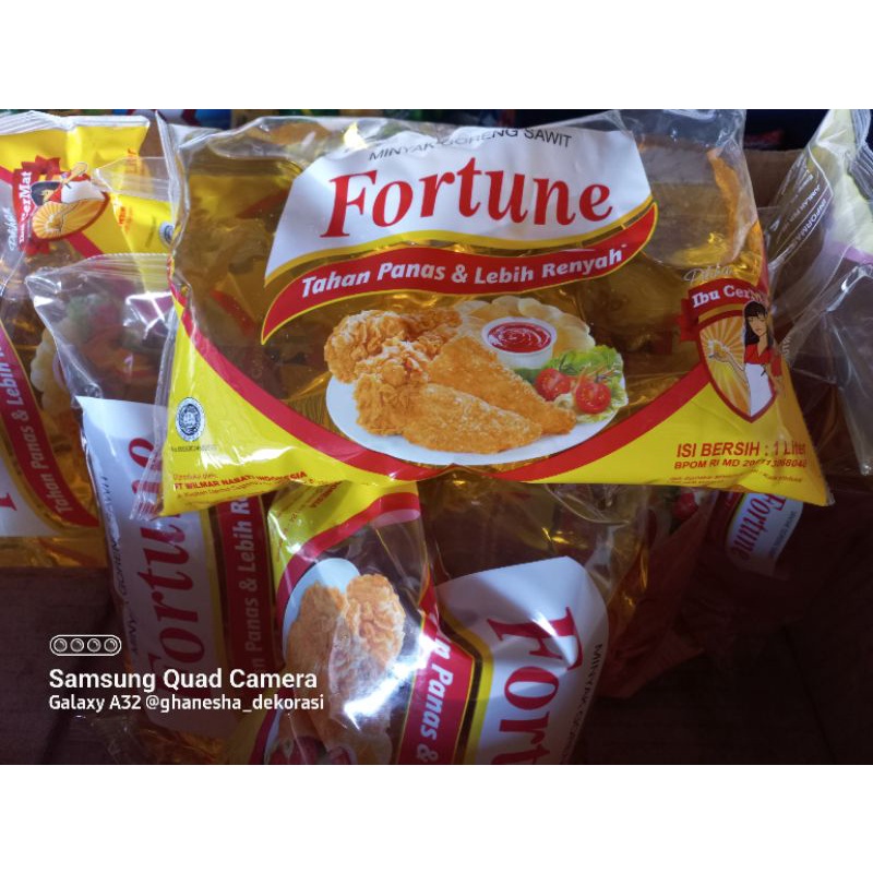 

Minyak Goreng Fortune Bantal 1L