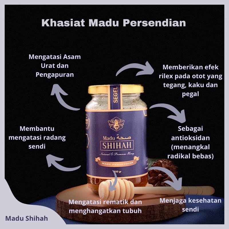 

Madu Sendi / asam urat / pengapuran