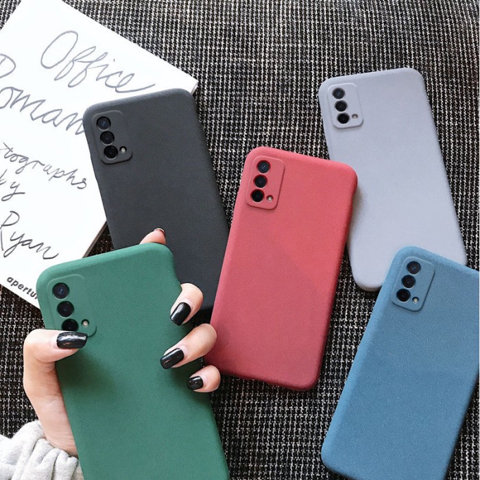 OPPO A74 4G 6.43 INCH PREMIUM TPU SANDSTONE SILIKONE CASE ANTI LICIN