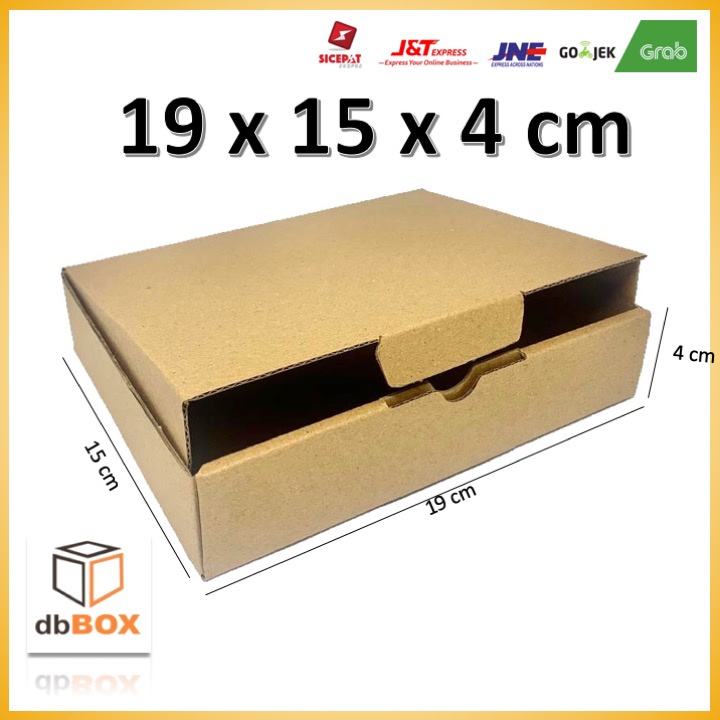 

Kardus 19x15x4 cm | Box Die Cut & Easy Usage | Box Aksesoris & Pizza