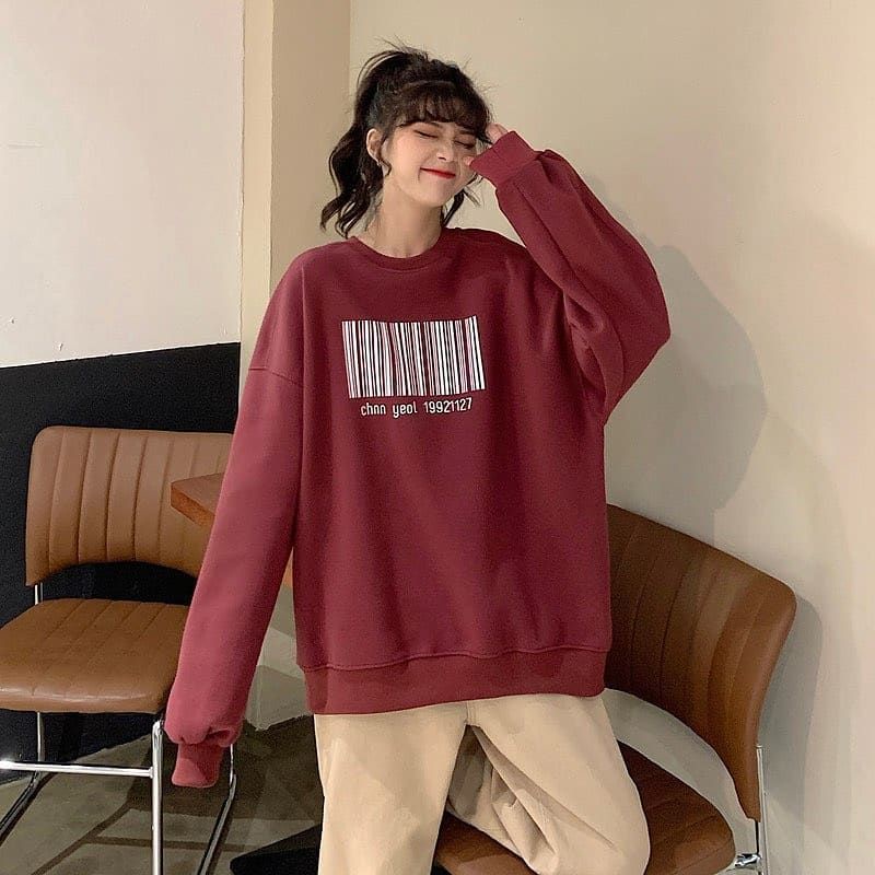 SWEATER WANITA - CHANYO SWEATER OVERSIZE - ATASAN WANITA - SWEATER FLEECE - KOREAN STYLE