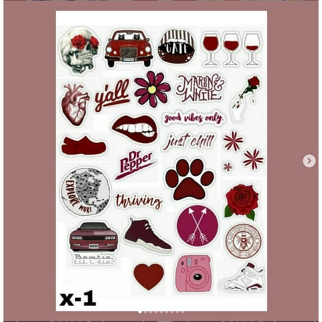 

STIKER TUMBLR AESTHETIC X-1