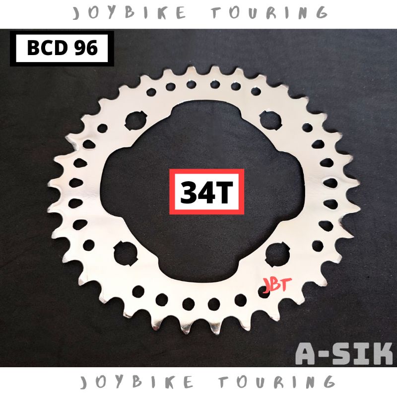 Chainring 34T Oval BCD 96
