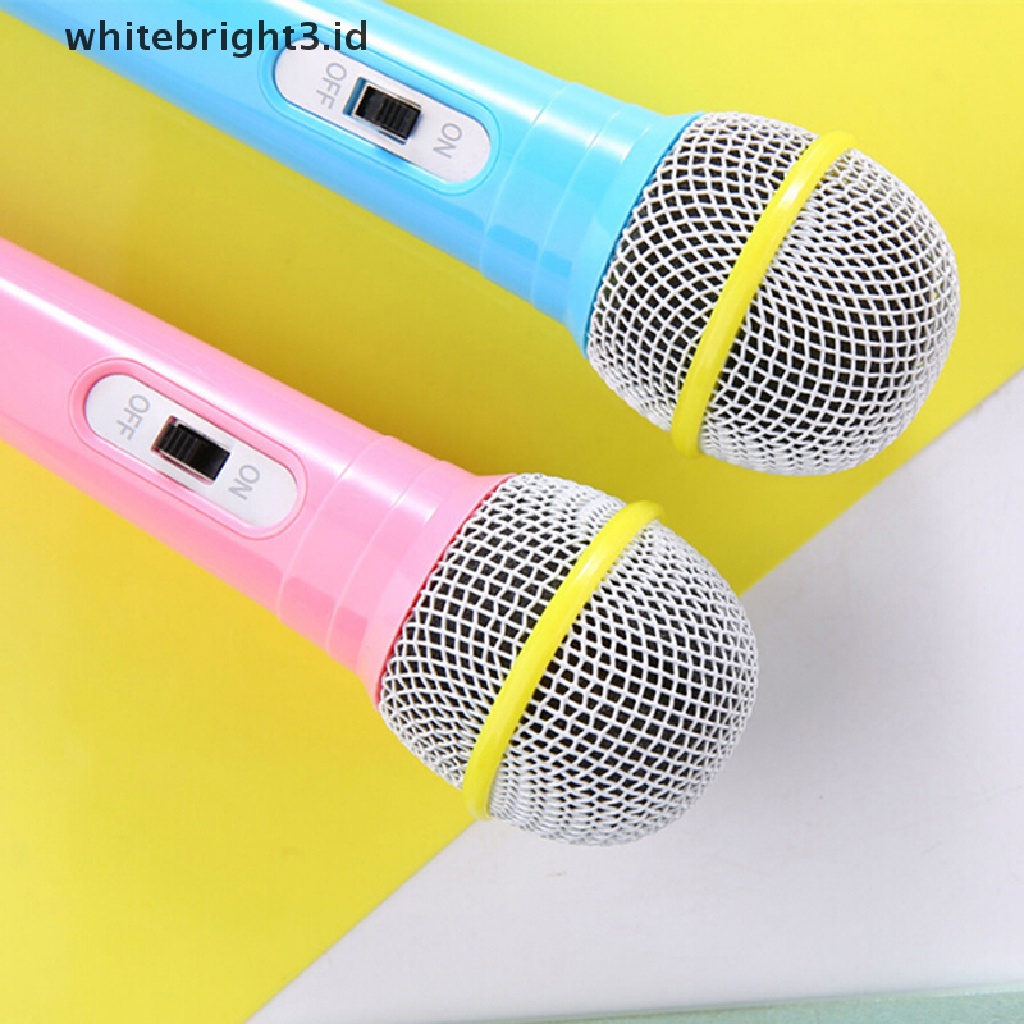 (whitebright3.id) 1pc Mainan Mesin Video Musik Boneka Dengan Microphone Untuk Edukasi Dini Anak