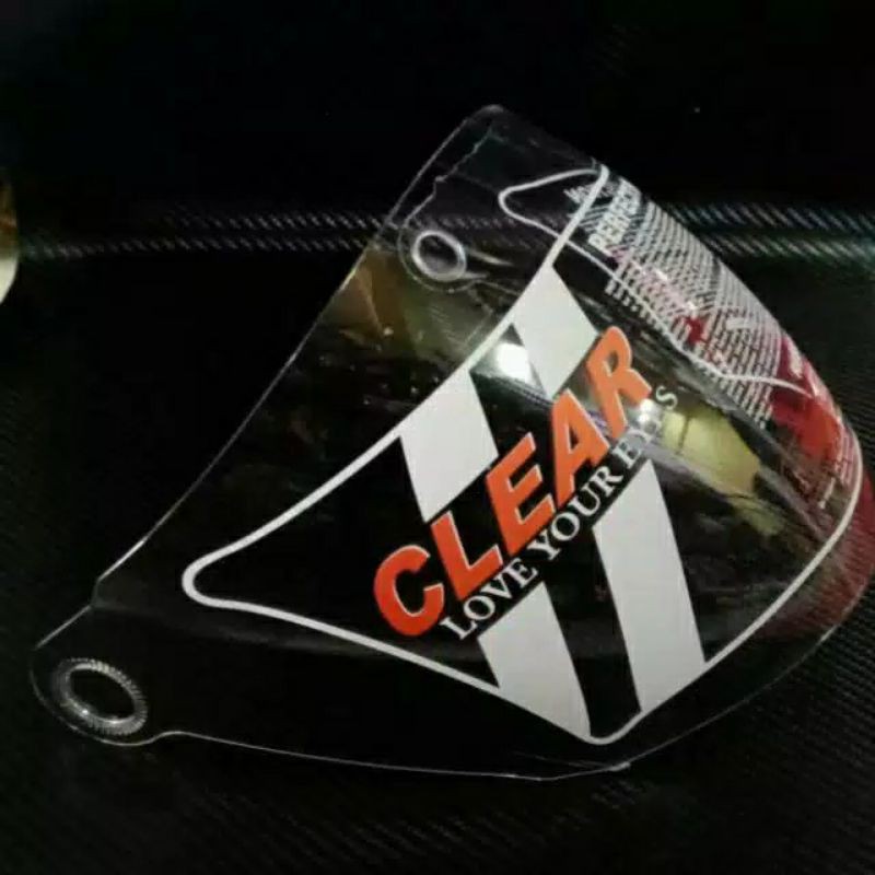 [BISA COD] Kaca Helm Vog Turbo Volt/ Nhk Predator 1 visor ,Gag spirit Rainbow (Pelangi) bening smoke
