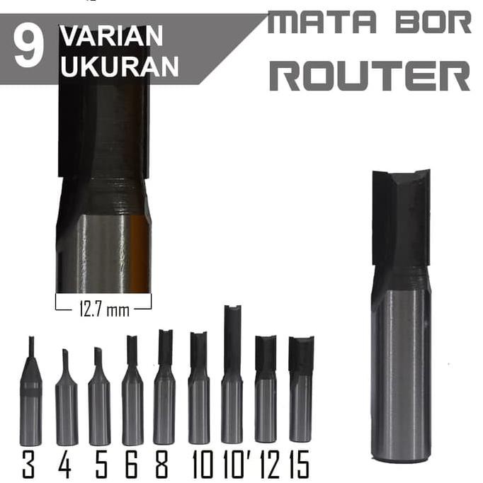 PROMO MATA BOR MESIN ROUTER ( KAYU, PLASTIK, BESI DLL) UNTUK PERTUKANGAN TERBAIK