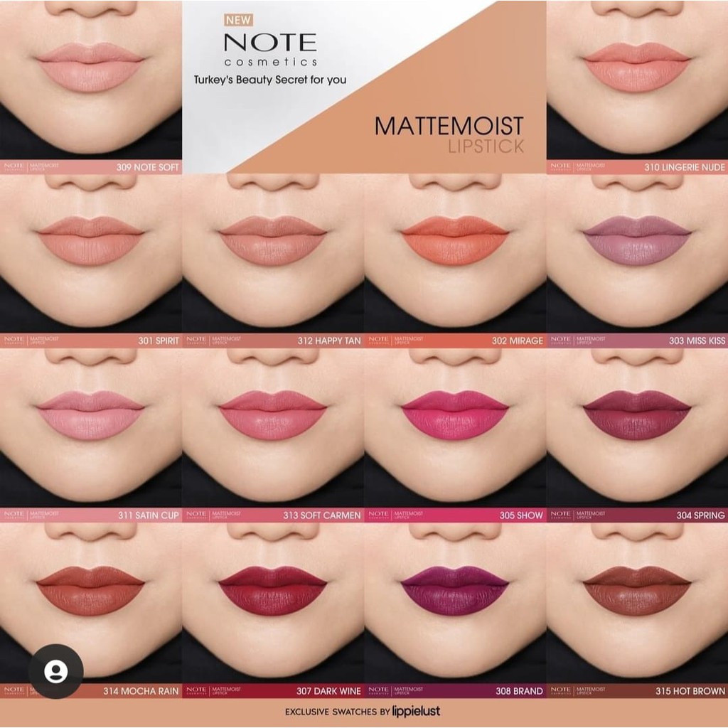 ❤Putri Ayu❤ NOTE MatteMoist Lipstick Soco