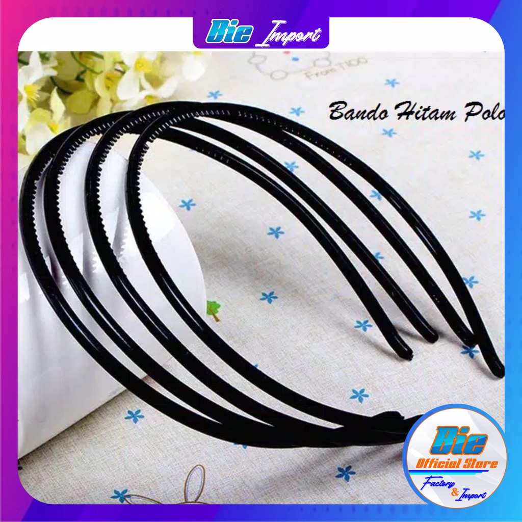 Bando Basic Lebar 1,5cm Korean Style Import / Headband Fashion Best Seller