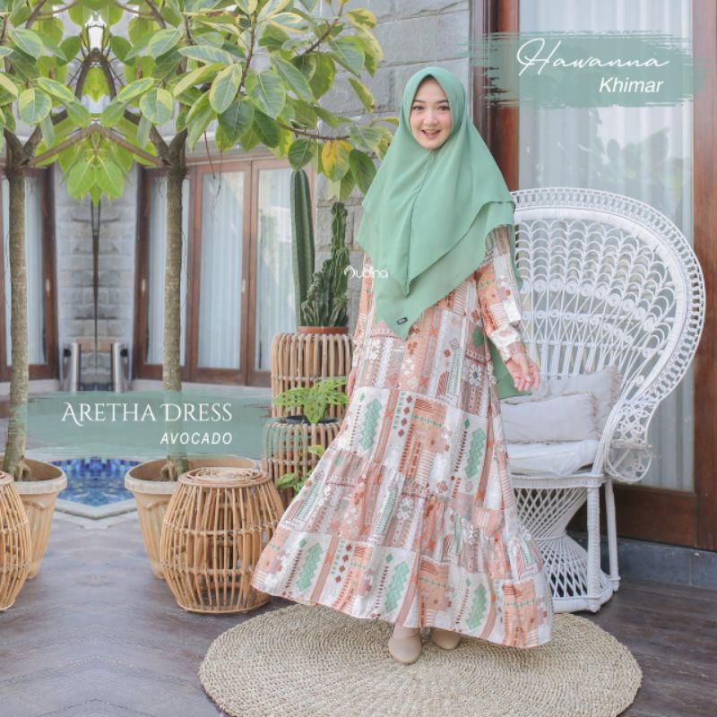 DRESS / GAMIS ARETHA SERIES ORI AUDINA