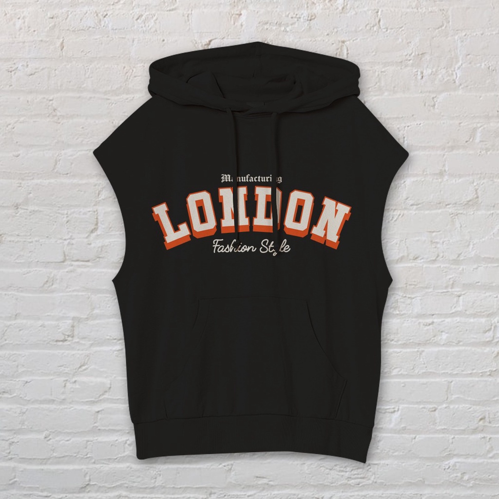 VEST HOODIE LONDON  VEST HOODIE TEBAL / VEST HOODIE UNISEX