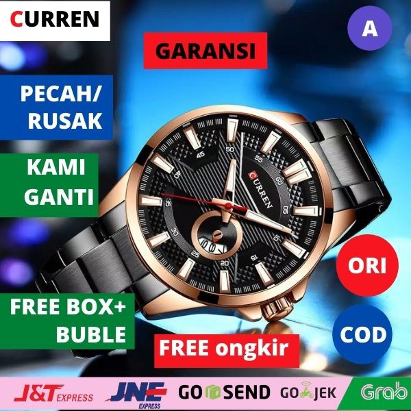 Jam Tangan Pria CURREN 8327 TANGGAL AKTIV