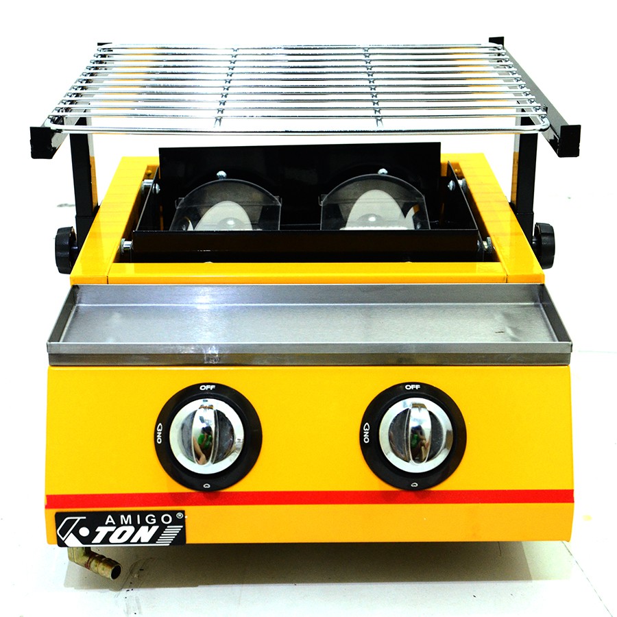 Kompor Sosis / Kompor Panggang / Kompor Roaster 2 Tungku