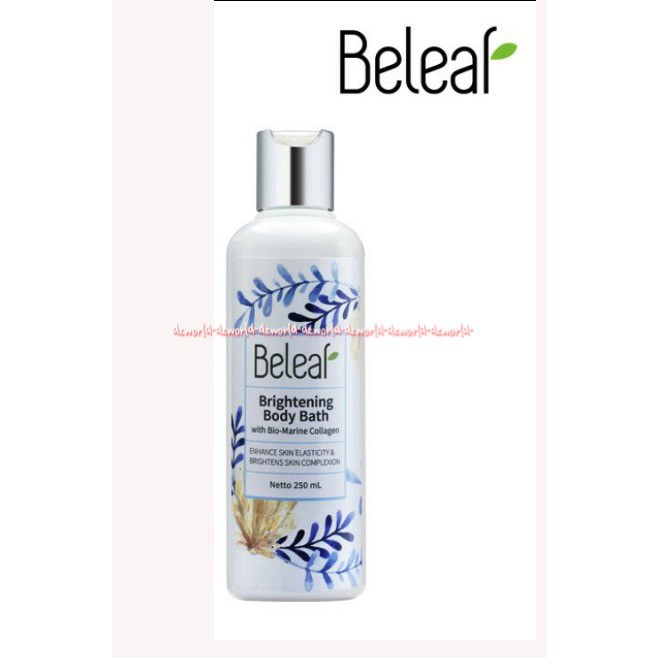 Beleaf Brightening Body Bath 250ml Sabun Mandi Cair Bilif Melembutkan Kulit