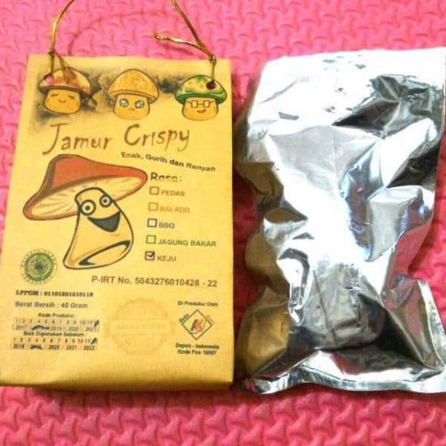 

Jamur Crispy kemasan 40 gr