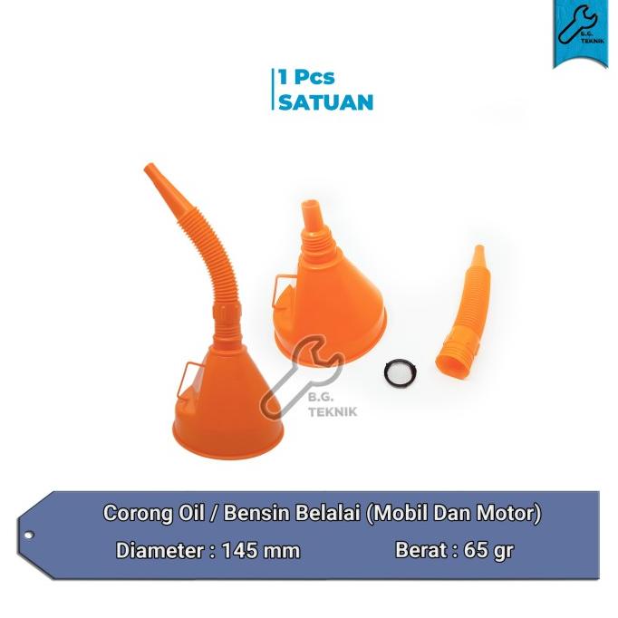 monggo] Corong Oli Bensin Bengkel Motor Mobil Belalai