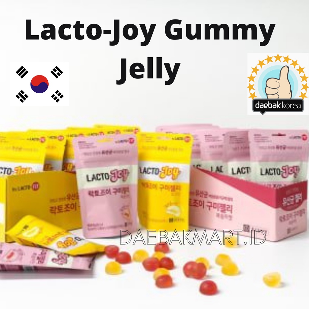 [Ready stok] LACTO JOY Probiotic Gummy Lactic Acid Bacteria Sandwich 25g 1Sachet