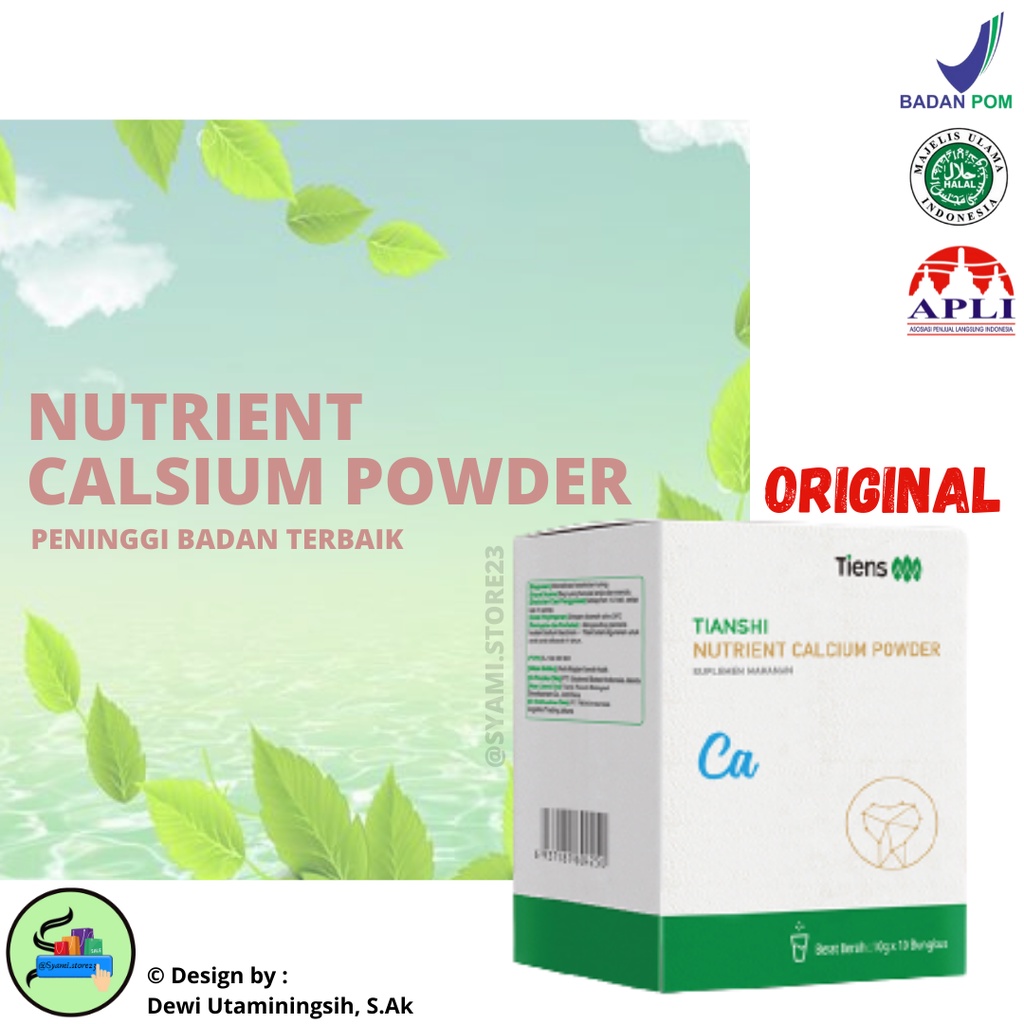 

[ Kalsium Nutrium Calcium Powder / NCP ] Susu untuk Peninggi Badan Terbaik Didunia - Super Grow Up - Hyper Grow Up - Tulang dan Gigi / Original