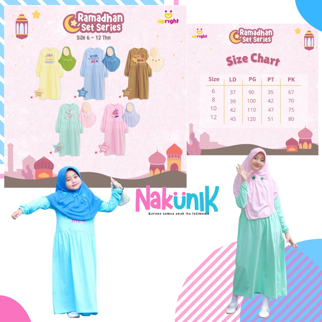 Gamis Set Anak Upright Kids