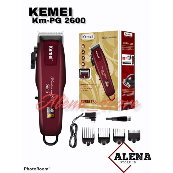 Mesin Cukur rambut Pg2600 Hair cliper kemei pg 2600 // Kemei PG 2600 Profesional Clipper kemei