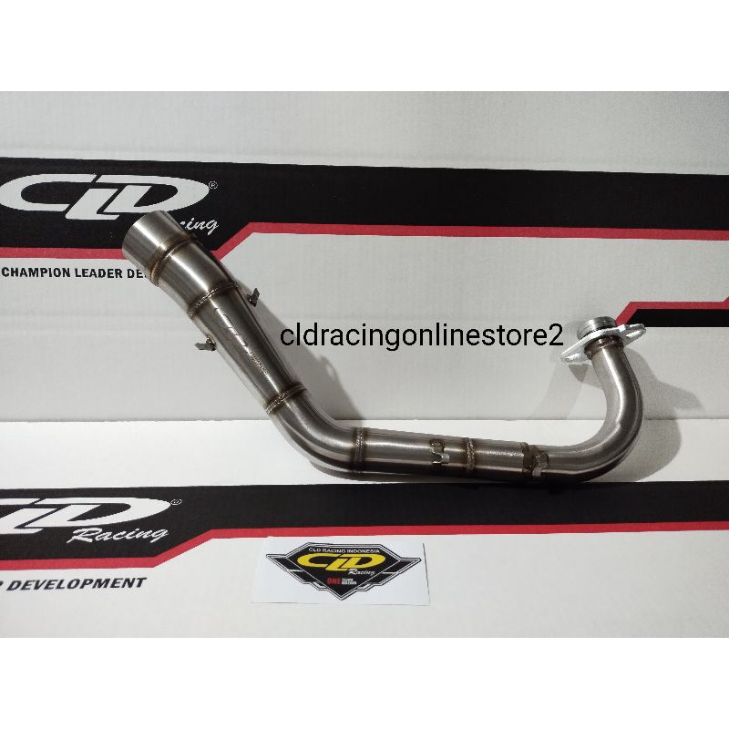 Pipa/Leheran/Header Knalpot CLD Racing Mio sporty/smile/Soul karbu Inlet 50mm