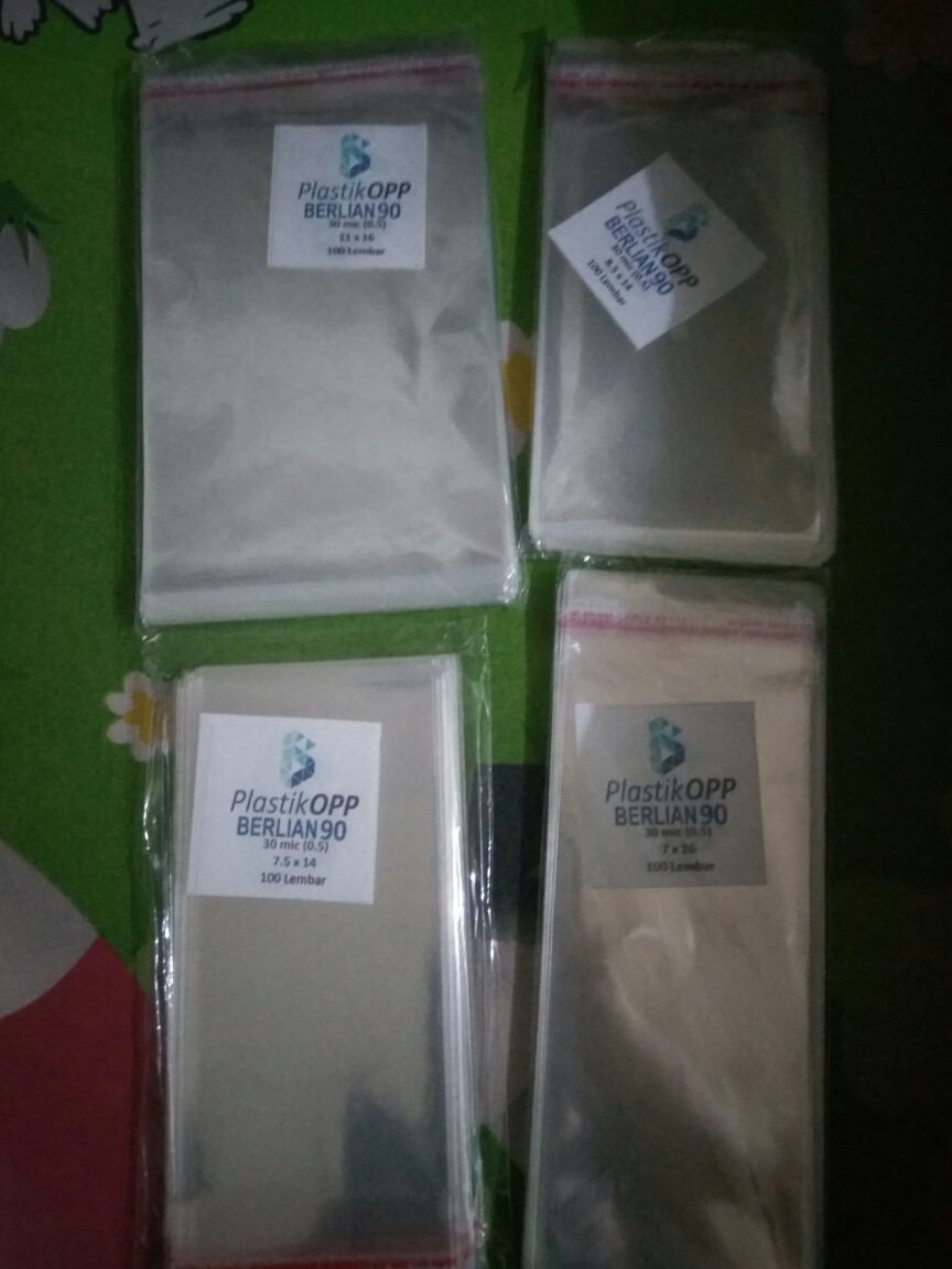 8,5 X 14 Cm Plastik Opp Tebal 30 Micron (0,5) Plastik Kemasan / Plastik Undangan / Plastik Roti