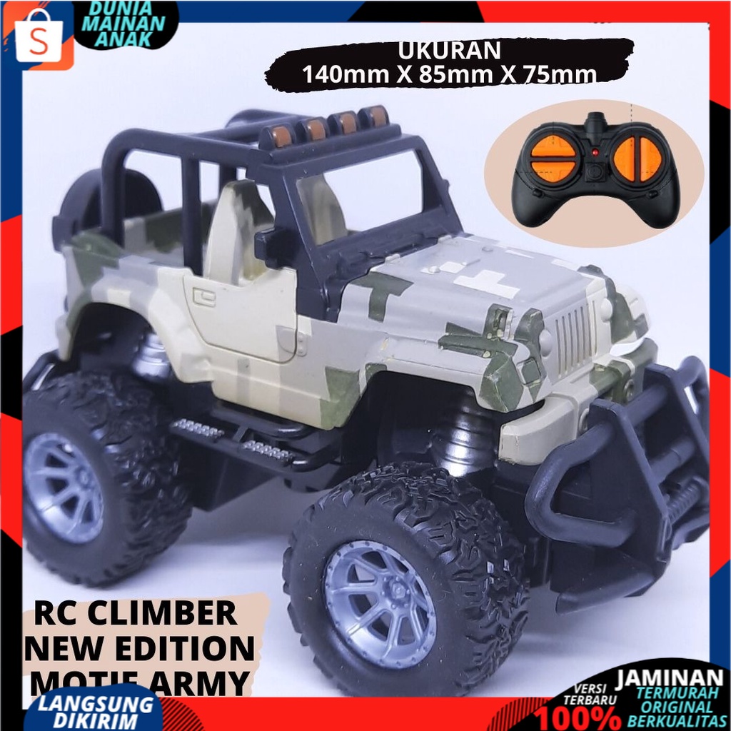 Mainan Mobil Remot Kontrol / RC Rock Crawler Mobil Remote Kontrol Jeep Off Road Mini Climber Car