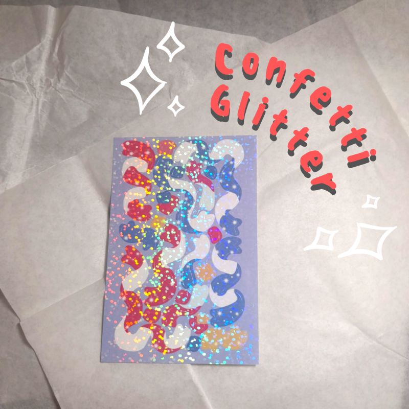 

Sticker Confetti Glitter