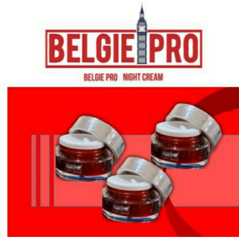 GRATIS ONGKIR DAN BISA BAYAR DI RUMAH COD SELURUH INDONESIA  NIGHT CREAM BELGIE PRO ORIGINAL HILANGK