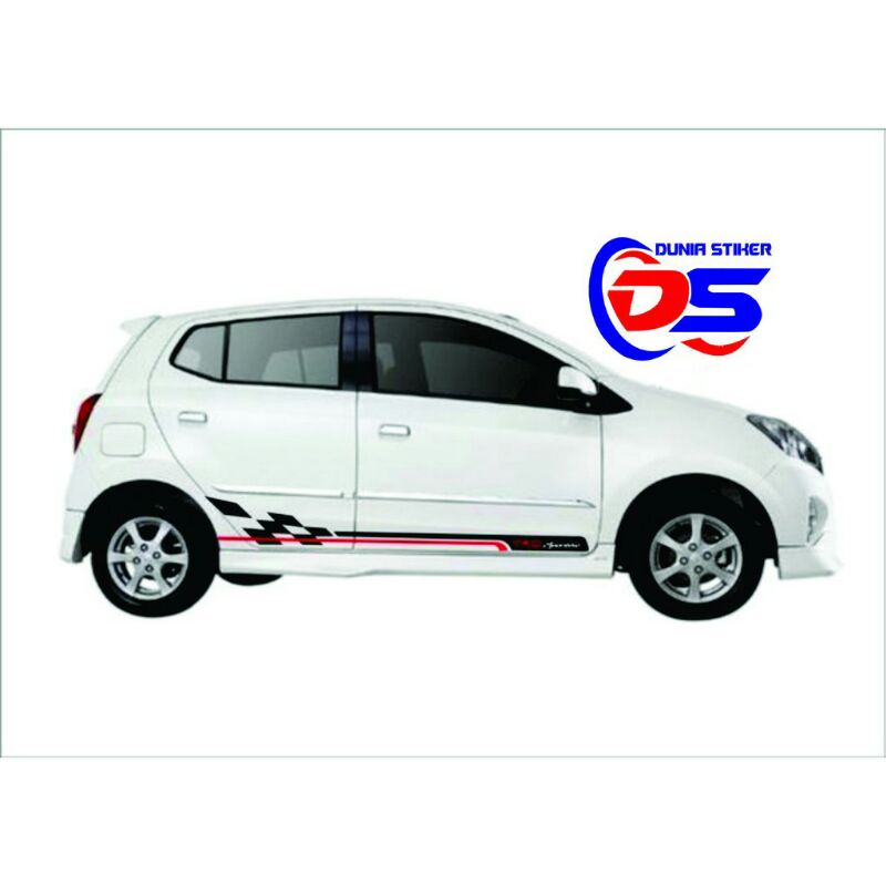 PROMO STICKER STIKER MOBIL TRD SPORTIVO STIKER MOBIL AYLA AGYA INNOVA BRIO YARIS XPANDER CALYA