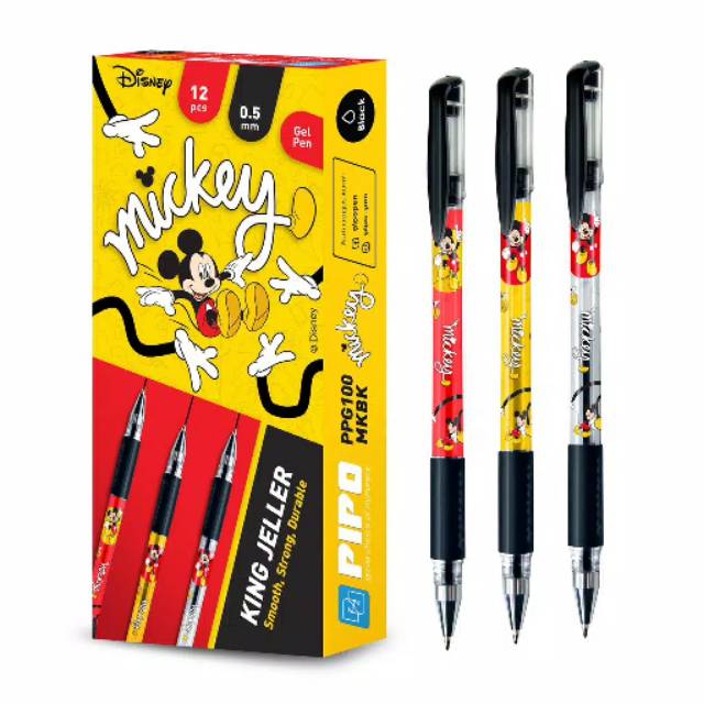 

Pipo Mickey Disney PPG100 MKBK Karakter Mickey License Pen