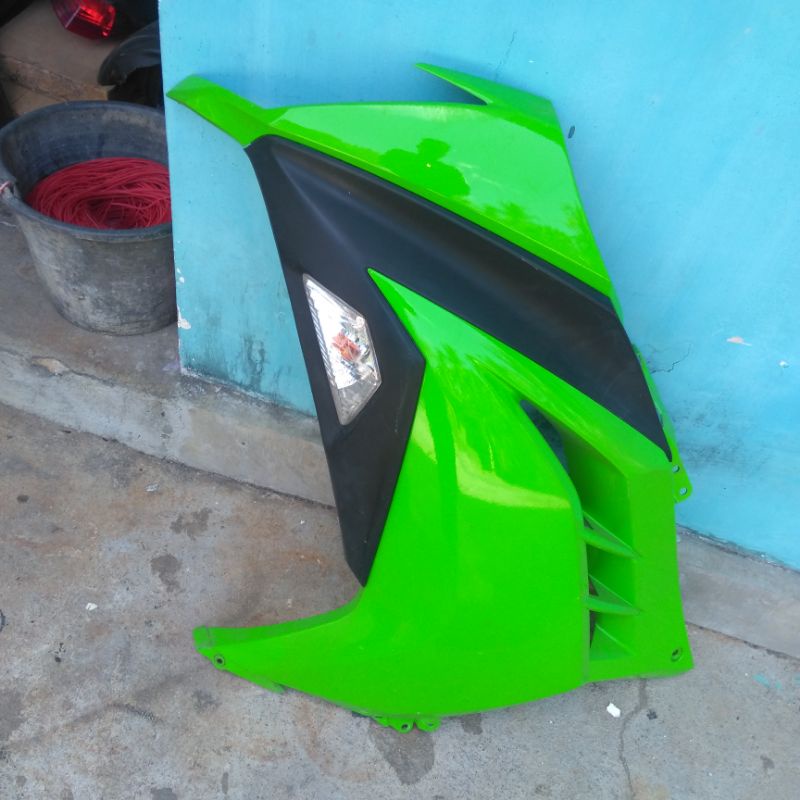 Jual fairing kiri body depan ninja250fi 250 injeksi Shopee Indonesia