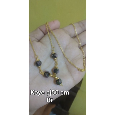 Kalung nori koye 50cm sepuhan emas24k